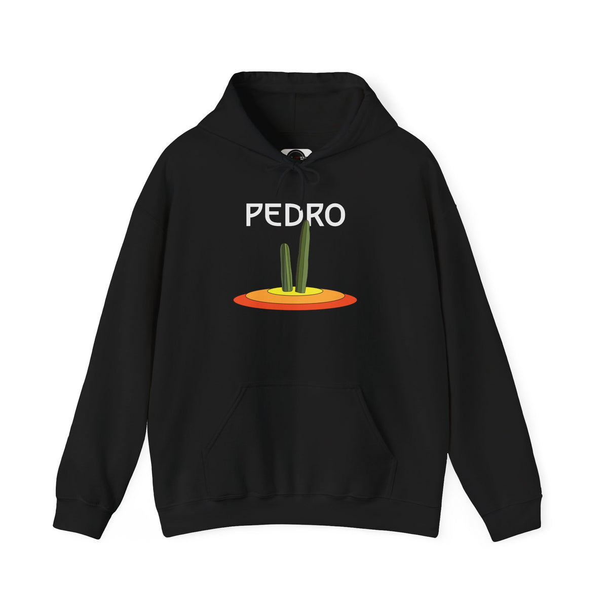 Pedro Cactus Hoodie in Black