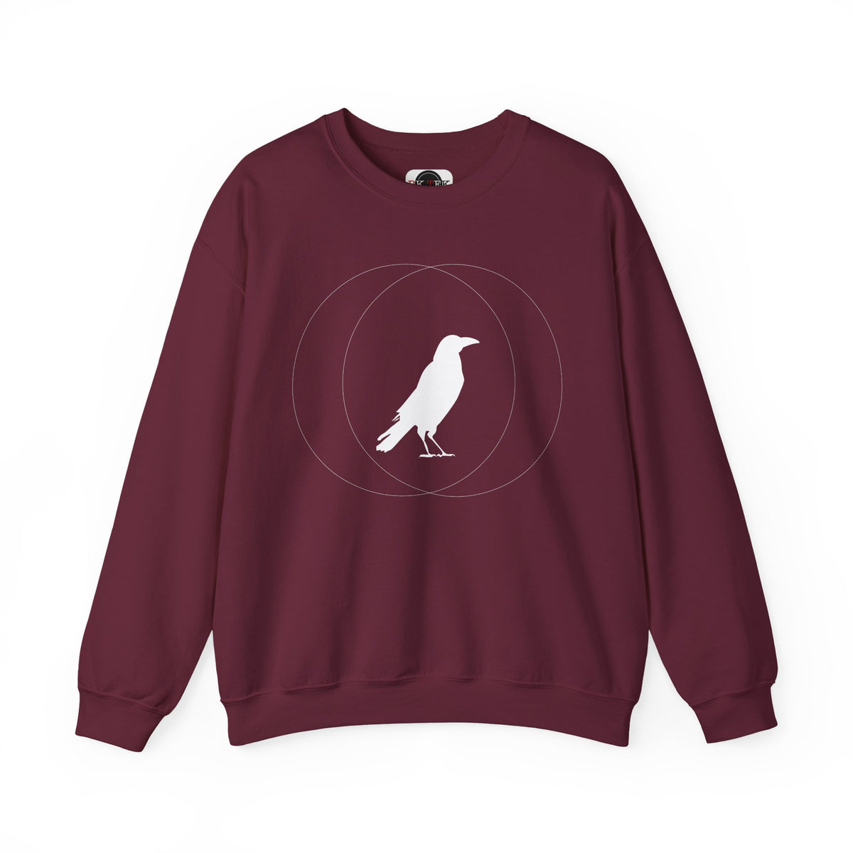 Wise Crow Sweatshirt in Maroon