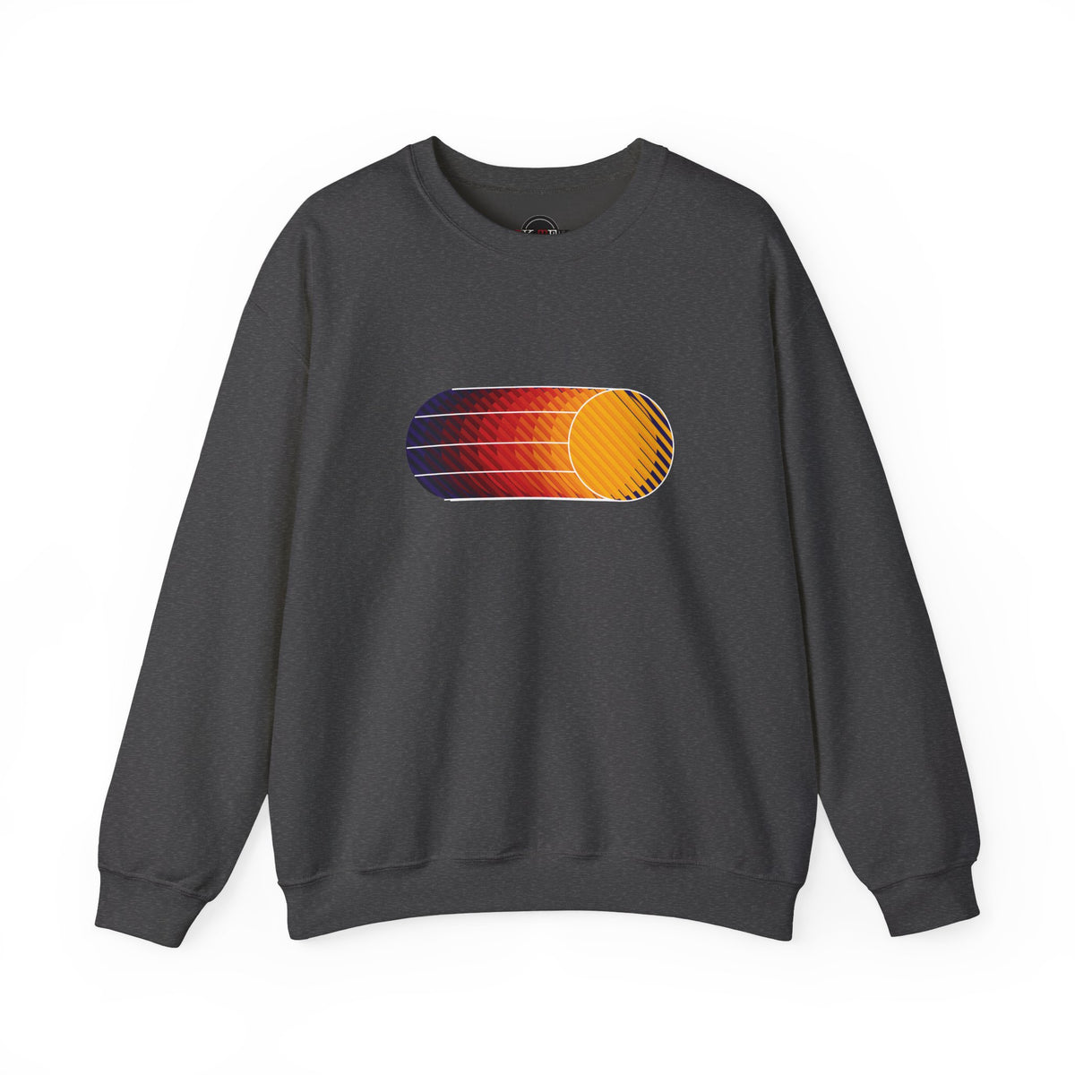 Retro Sunset Motion graphic crewneck sweatshirt | 80s Vaporwave