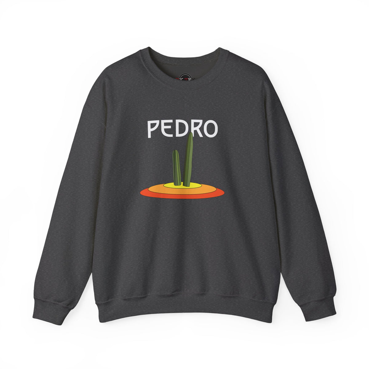 Pedro Cactus Sweatshirt in Dark Heather