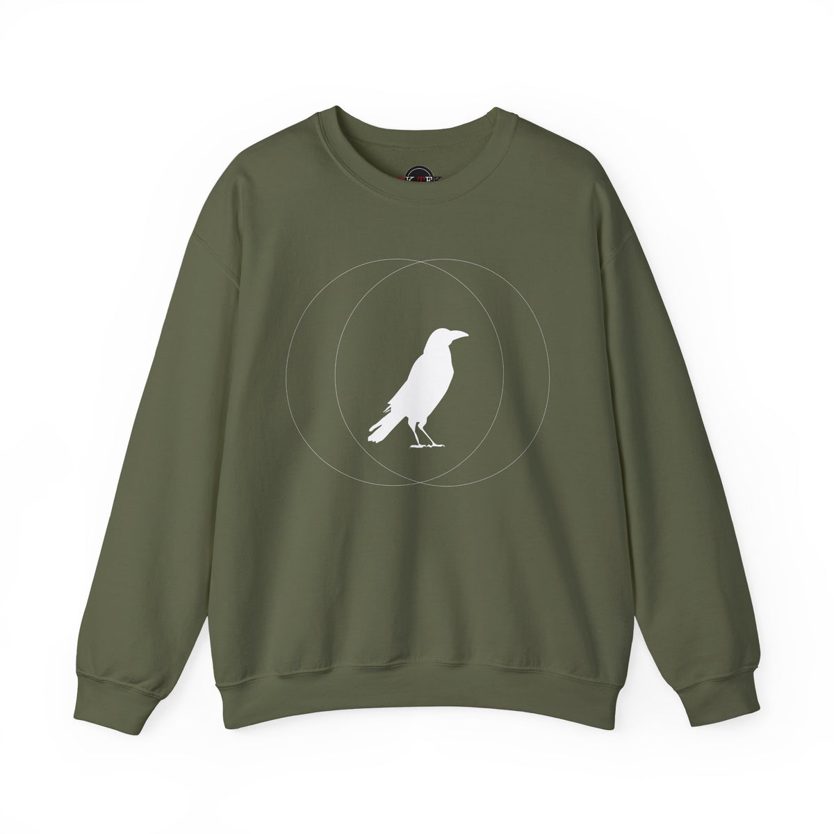 Wise Crow Sweatshirt in Military Green