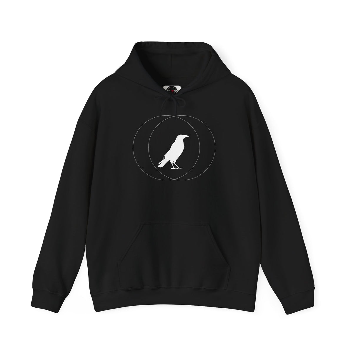 Wise Crow Hoodie in Black