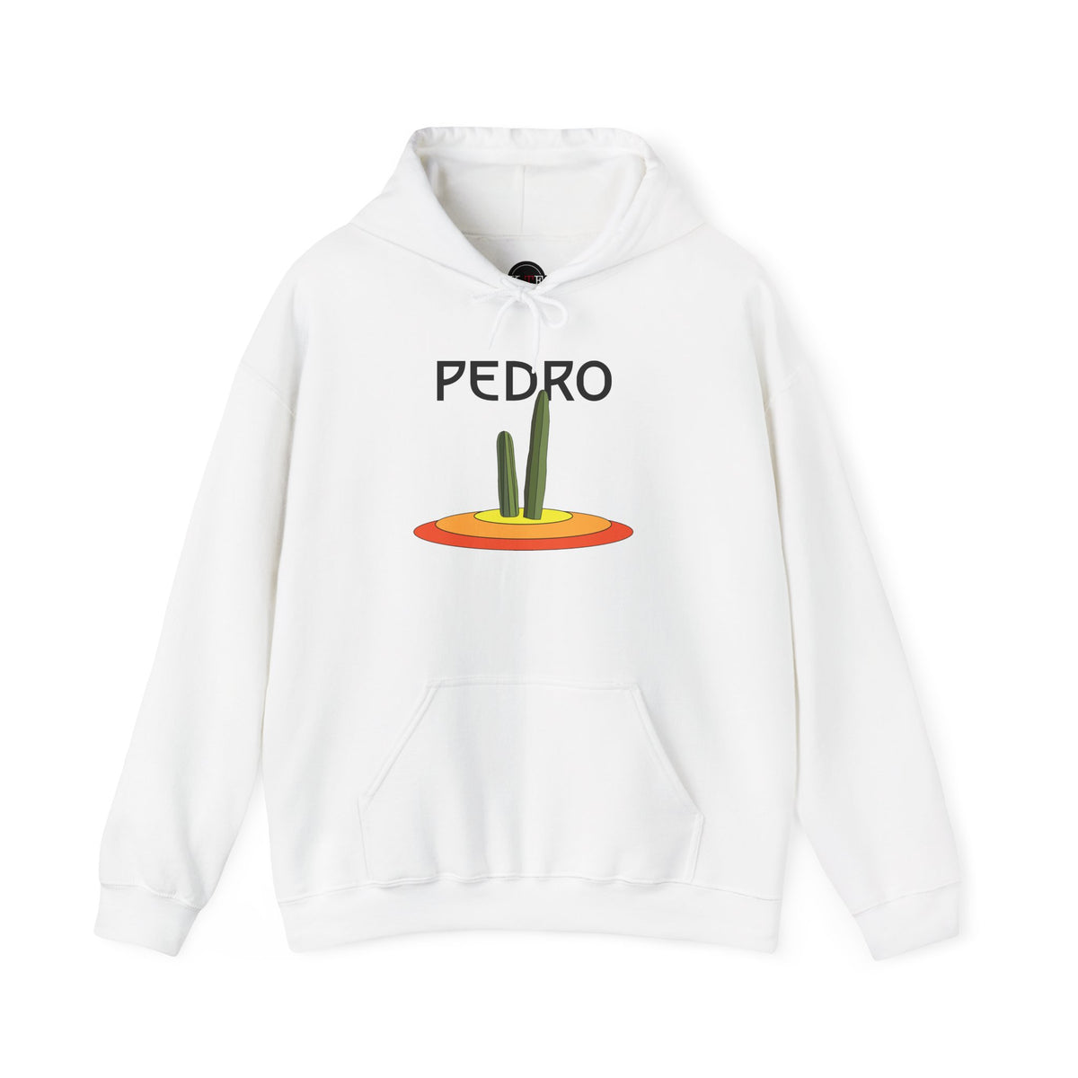 Pedro Cactus Hoodie in White