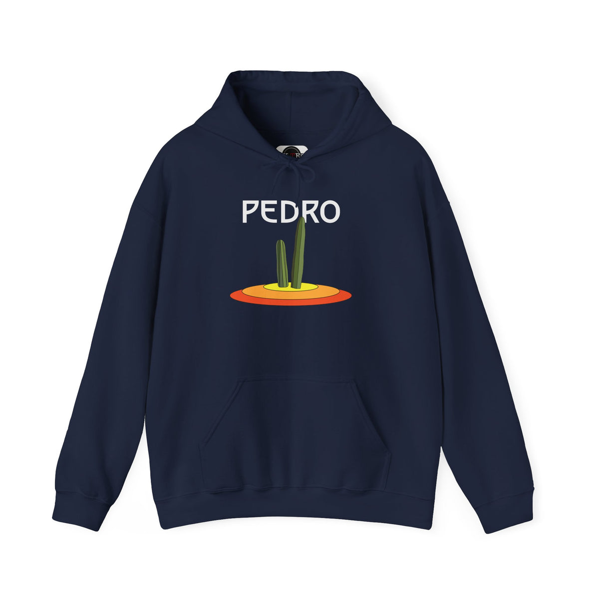 Pedro Cactus Hoodie in Navy