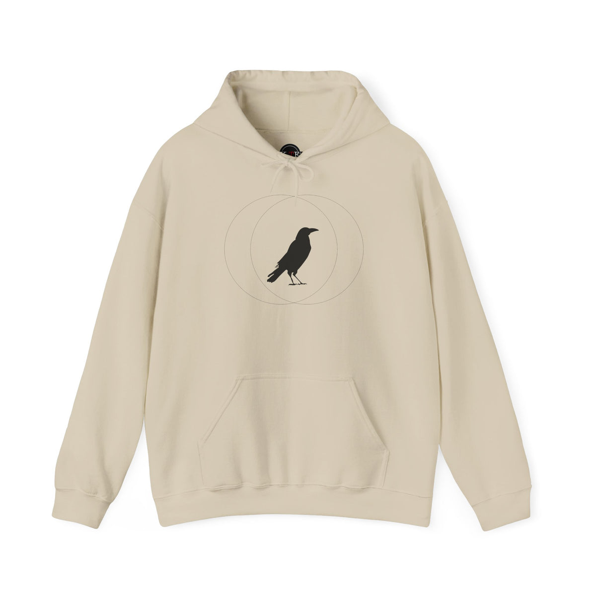 Wise Crow Hoodie in Sand