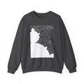 Mandelbrot Fractal Sweatshirt in Dark Heather