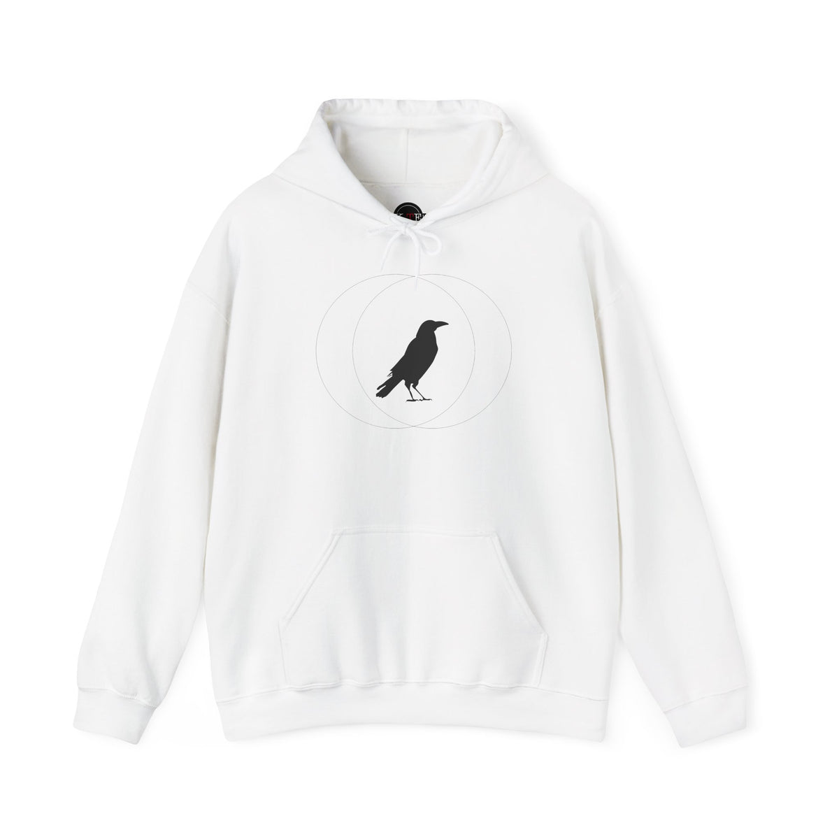 Wise Crow Hoodie in White