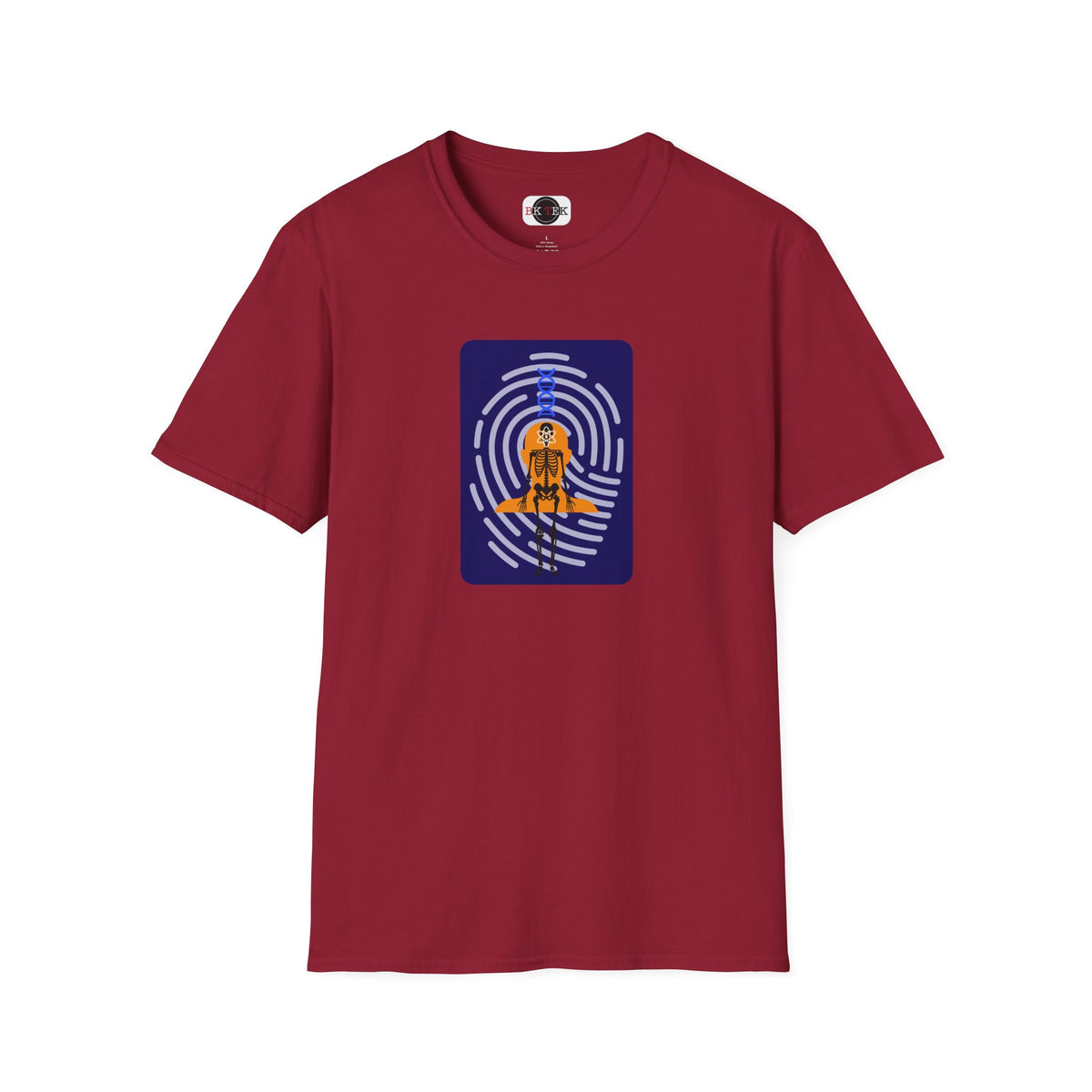 Human Blueprint Shirt in Cardinal Red