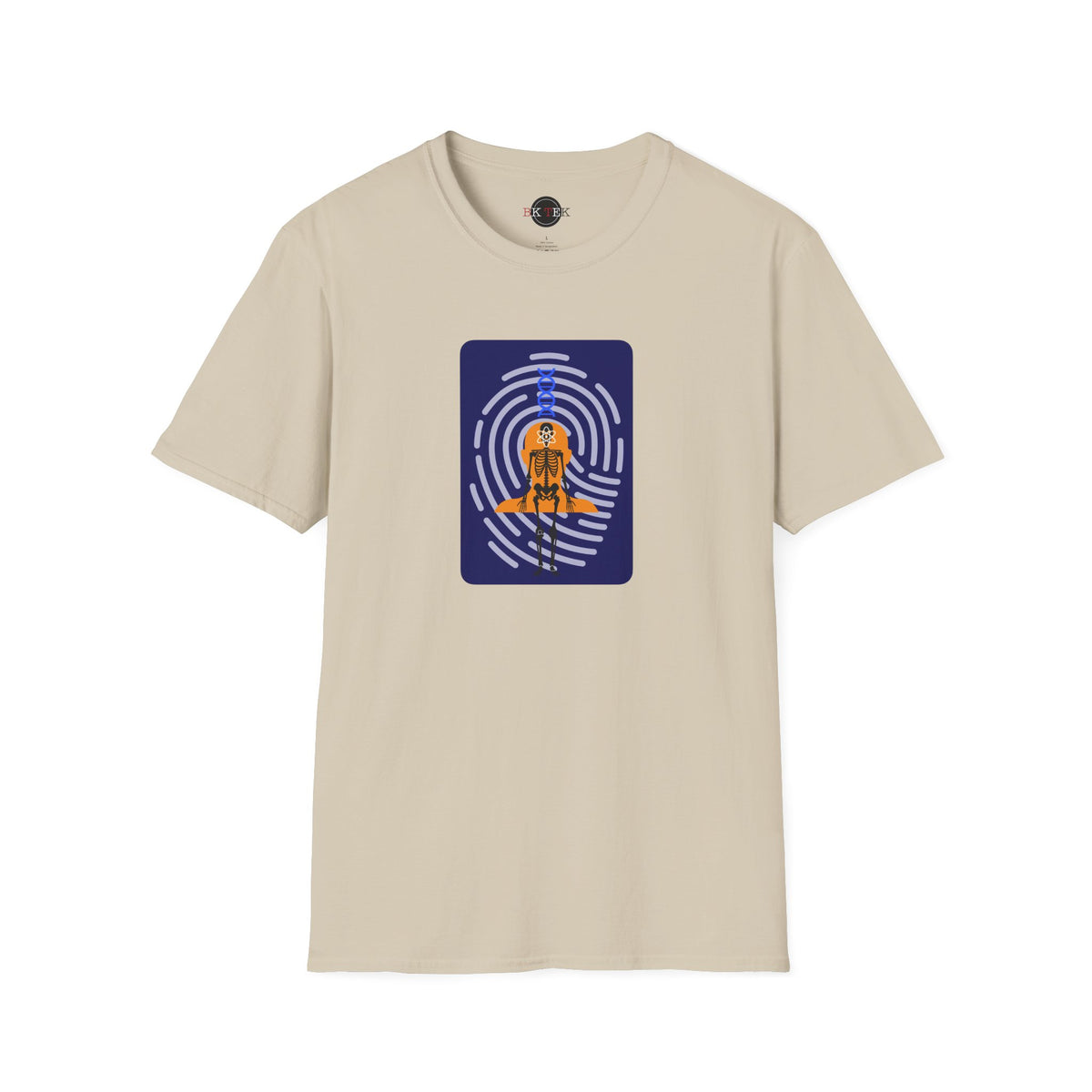 Human Blueprint Shirt in Sand