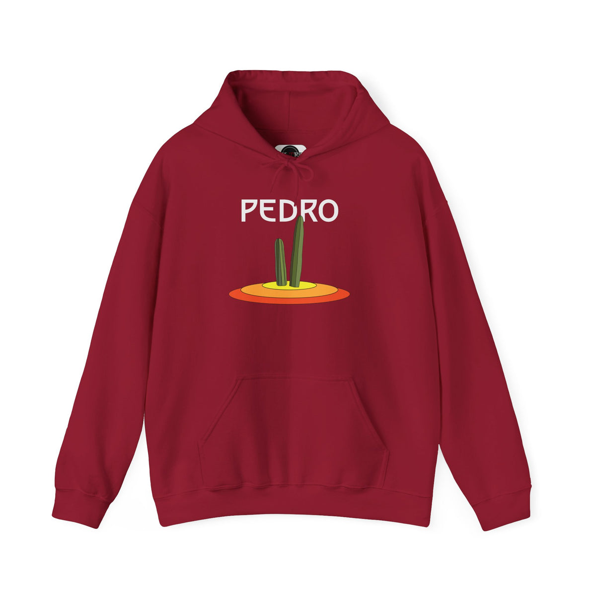 Pedro Cactus Hoodie in Cardinal Red