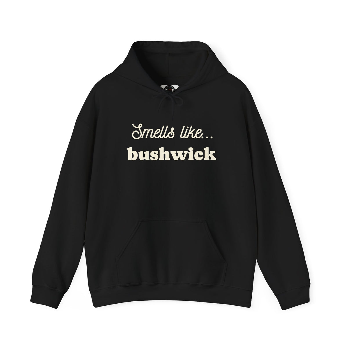Black Smells Like Bushwick graphic pullover hoodie