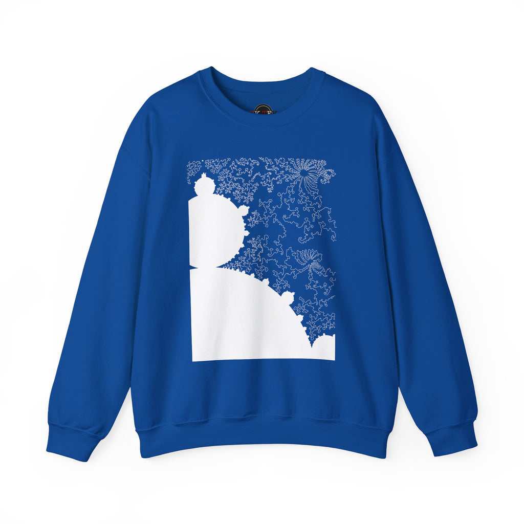 Mandelbrot Fractal Sweatshirt in Royal