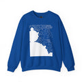 Mandelbrot Fractal Sweatshirt in Royal