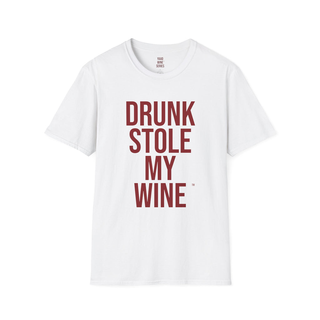 Drunk Stole My Wine Shirt in White
