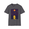 Golden Moon Reflection Shirt in Charcoal