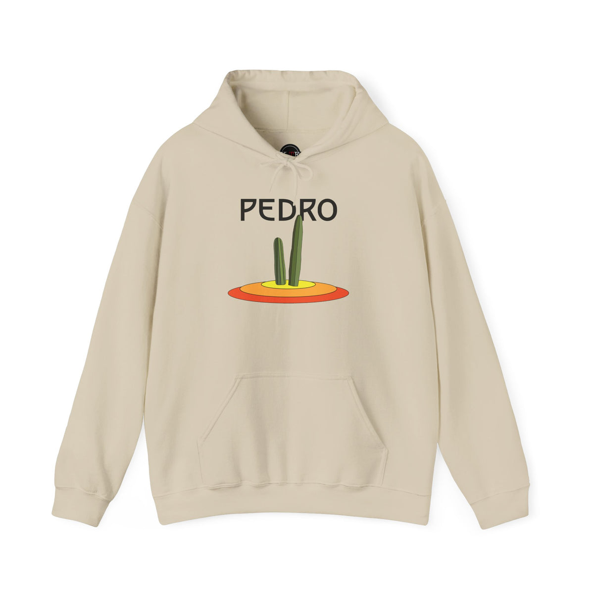 Pedro Cactus Hoodie in Sand